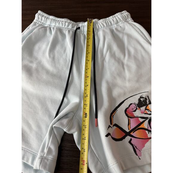 Air Jordan Shorts Men’s Small Nike Flight Fleece Glacier Blue $109 - Picture 6 of 12